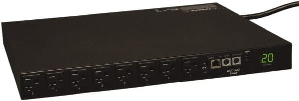 Tripp-Lite - 16 Outlets, 120 VAC20 Amps, 10' Cord, Power Outlet Strip - Rack Mount, 5-15/20R NEMA Configuration, 19" Strip - Exact Tooling