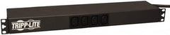 Tripp-Lite - 14 Outlets, 200/240 Volts, 20 Amps, 12' Cord, Power Outlet Strip - Rack Mount, 5-15/20R NEMA Configuration, 19" Strip - Exact Tooling