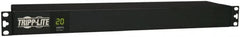 Tripp-Lite - 12 Outlets, 120 VAC20 Amps, 15' Cord, Power Outlet Strip - Rack Mount, 5-15/20R NEMA Configuration, 19" Strip - Exact Tooling