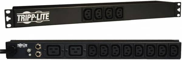 Tripp-Lite - 14 Outlets, 100/240 Volts, 20 Amps, 10' Cord, Power Outlet Strip - Rack Mount, C13/C20 NEMA Configuration, 19" Strip - Exact Tooling