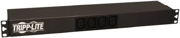Tripp-Lite - 14 Outlets, 100/240 Volts, 20 Amps, 12' Cord, Power Outlet Strip - Rack Mount, C13/C19 NEMA Configuration, 19" Strip - Exact Tooling