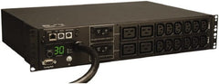 Tripp-Lite - 16 Outlets, 200/240 Volts, 30 Amps, 12' Cord, Power Outlet Strip - Rack Mount, 5-15/20R NEMA Configuration, 19" Strip - Exact Tooling