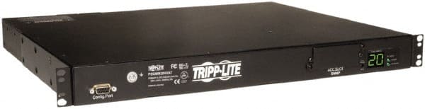 Tripp-Lite - 10 Outlets, 200/240 Volts, 20 Amps, 10' Cord, Power Outlet Strip - Rack Mount, 5-15/20R NEMA Configuration, 19" Strip - Exact Tooling