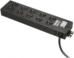 Tripp-Lite - 8 Outlets, 120 VAC15 Amps, 15' Cord, Power Outlet Strip - Keyhole, Tab Mount, 5-15 NEMA Configuration, 17-1/2" Strip - Exact Tooling