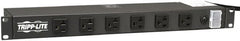 Tripp-Lite - 12 Outlets, 120 VAC20 Amps, 15' Cord, Power Outlet Strip - Rack Mount, 5-15/20R NEMA Configuration, 9" Strip - Exact Tooling