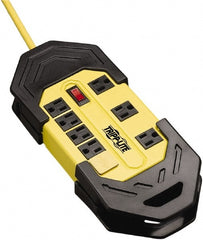 Tripp-Lite - 8 Outlets, 120 VAC15 Amps, 25' Cord, Power Outlet Strip - Keyhole, Tab Mount, 5-15 NEMA Configuration, 10.26" Strip - Exact Tooling