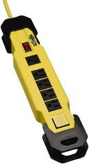 Tripp-Lite - 6 Outlets, 120 VAC15 Amps, 9' Cord, Power Outlet Strip - Keyhole, Tab Mount, 5-15 NEMA Configuration, 15.9" Strip - Exact Tooling