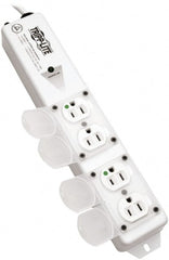 Tripp-Lite - 4 Outlets, 120 VAC15 Amps, 15' Cord, Power Outlet Strip - Keyhole, Tab Mount, 5-15 NEMA Configuration, 13-3/4" Strip - Exact Tooling