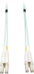 Tripp-Lite - 23' Long, LC/LC Head, Multimode Fiber Optic Cable - Aqua, Use with LAN - Exact Tooling