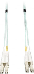 Tripp-Lite - 20' Long, LC/LC Head, Multimode Fiber Optic Cable - Aqua, Use with LAN - Exact Tooling