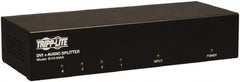 Tripp-Lite - DVI Splitter with Audio and Signal Booster - DVI Connector, Black, Use with Monitors - Exact Tooling