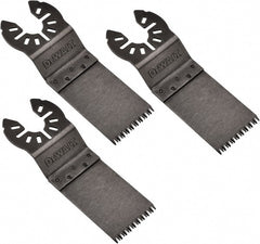 DeWALT - Rotary Oscilating Accessory Kit - 1-1/4" Cutting Diam, 0.7" Head Thickness, High Speed Steel Head, Flat End, Use with All Jobsite Materials - Exact Tooling