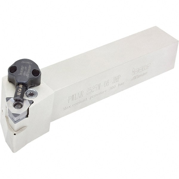Iscar - PWLN, Left Hand Cut, 95° Lead Angle, 1" Shank Height x 1" Shank Width, Negative Rake Indexable Turning Toolholder - 6" OAL, WN..08.. Insert Compatibility, Series Isoturn - Exact Tooling