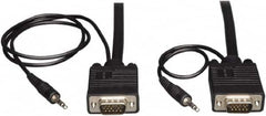 Tripp-Lite - 50' Long, HD15/3.5MM Computer Cable - Black, Male x Male - Exact Tooling