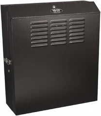 Tripp-Lite - 23-1/2" Overall Width x 5" Rack Height x 17-1/2" Overall Depth Data Cable Enclosure - 200 Lb Capacity, Black - Exact Tooling