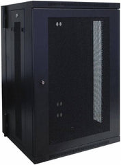 Tripp-Lite - 23.6" Overall Width x 18" Rack Height x 21.6" Overall Depth Data Cable Enclosure - 250 Lb Capacity, Black - Exact Tooling