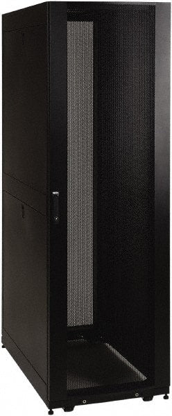 Tripp-Lite - 23.63" Overall Width x 42" Rack Height x 43" Overall Depth Data Cable Enclosure - 3,000 Lb Capacity, Black - Exact Tooling