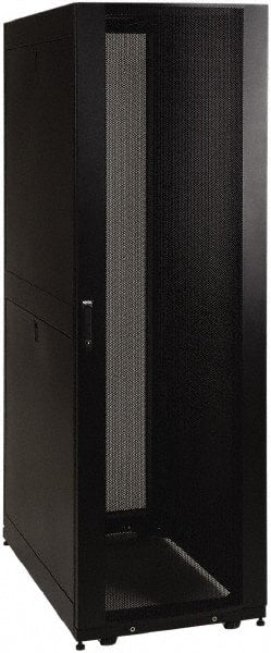 Tripp-Lite - 23.63" Overall Width x 42" Rack Height x 43" Overall Depth Data Cable Enclosure - 3,000 Lb Capacity, Black - Exact Tooling