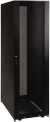 Tripp-Lite - 23.63" Overall Width x 42" Rack Height x 43" Overall Depth Data Cable Enclosure - 3,000 Lb Capacity, Black - Exact Tooling