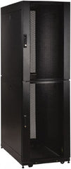 Tripp-Lite - 23.63" Overall Width x 42" Rack Height x 43" Overall Depth Data Cable Enclosure - 3,000 Lb Capacity, Black - Exact Tooling