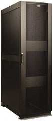 Tripp-Lite - 23.63" Overall Width x 42" Rack Height x 43" Overall Depth Data Cable Enclosure - 3,000 Lb Capacity, Black - Exact Tooling