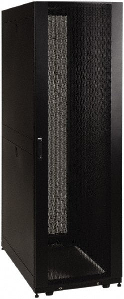 Tripp-Lite - 23.63" Overall Width x 42" Rack Height x 36" Overall Depth Data Cable Enclosure - 3,000 Lb Capacity, Black - Exact Tooling
