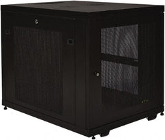 Tripp-Lite - 23.6" Overall Width x 12" Rack Height x 33-1/2" Overall Depth Data Cable Enclosure - 3,000 Lb Capacity, Black - Exact Tooling