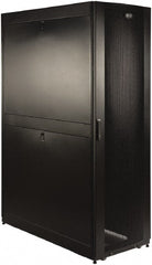 Tripp-Lite - 23.63" Overall Width x 45" Rack Height x 50.89" Overall Depth Data Cable Enclosure - 3,000 Lb Capacity, Black - Exact Tooling