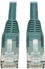 Tripp-Lite - Cat6, 24 AWG, 8 Wires, 550 MHz, Unshielded Network & Ethernet Cable - Green, PVC, 25' OAL - Exact Tooling