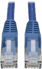 Tripp-Lite - Cat6, 24 AWG, 8 Wires, 550 MHz, Unshielded Network & Ethernet Cable - Blue, PVC, 15' OAL - Exact Tooling
