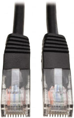 Tripp-Lite - Cat5e, 24 AWG, 8 Wires, 550 MHz, Unshielded Network & Ethernet Cable - Black, PVC, 50' OAL - Exact Tooling