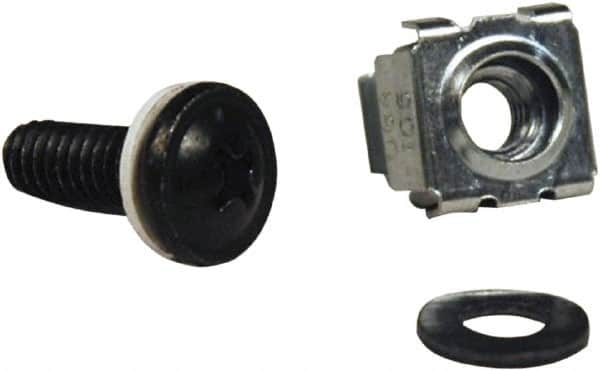 Tripp-Lite - Electrical Enclosure Steel Nut - For Use with Rack Enclosure, Includes Installation Guide & Mounting Hardware - Exact Tooling