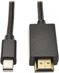 Tripp-Lite - Cable Adapter - HDMI Male Connector, Black, Use with Cabling and Video Applications - Exact Tooling