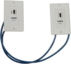 Tripp-Lite - Extender Wall Plate Kit with Transmitter and Receiver - HDMI Female Connector, Black, Use with Cabling and Video Applications - Exact Tooling