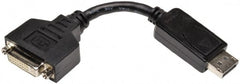 Tripp-Lite - Cable Adapter - Display Port Connector, Black, Use with Cabling and Video Applications - Exact Tooling