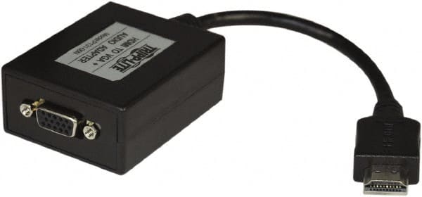 Tripp-Lite - Cable Adapter - HDMI Male Connector, Black, Use with Cabling and Video Applications - Exact Tooling