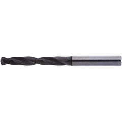 Accupro - 25/64" 140° Spiral Flute Solid Carbide Screw Machine Drill Bit - Exact Tooling