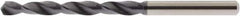 Accupro - #38 118° Solid Carbide Jobber Drill - AlTiN Finish, Right Hand Cut, Spiral Flute, Straight Shank, 57mm OAL - Exact Tooling