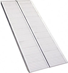 Erickson Manufacturing - 72" Long x 30" Wide, 1,200 Lb Capacity, Foldable Truck Ramp - Aluminum, For All Vehicles - Exact Tooling