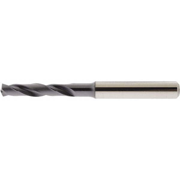 Accupro - 5.5mm 140° Spiral Flute Solid Carbide Screw Machine Drill Bit - Exact Tooling