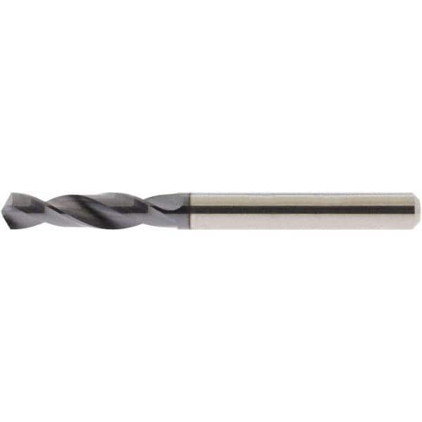 Accupro - #18 118° Spiral Flute Solid Carbide Screw Machine Drill Bit - Exact Tooling