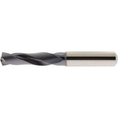 Accupro - 14.5mm 140° Spiral Flute Solid Carbide Screw Machine Drill Bit - Exact Tooling
