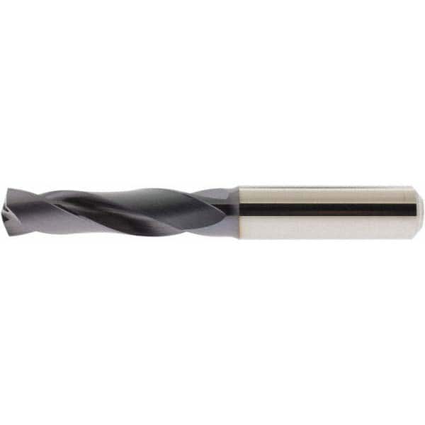 Accupro - 7.9mm 140° Spiral Flute Solid Carbide Screw Machine Drill Bit - Exact Tooling