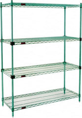 Eagle MHC - 4 Shelf Eagle MHC Wire Shelving - Starter Unit - 60" Wide x 24" Deep x 74" High, - Exact Tooling