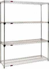 Eagle MHC - 4 Shelf Eagle MHC Wire Shelving - Starter Unit - 60" Wide x 18" Deep x 74" High, - Exact Tooling