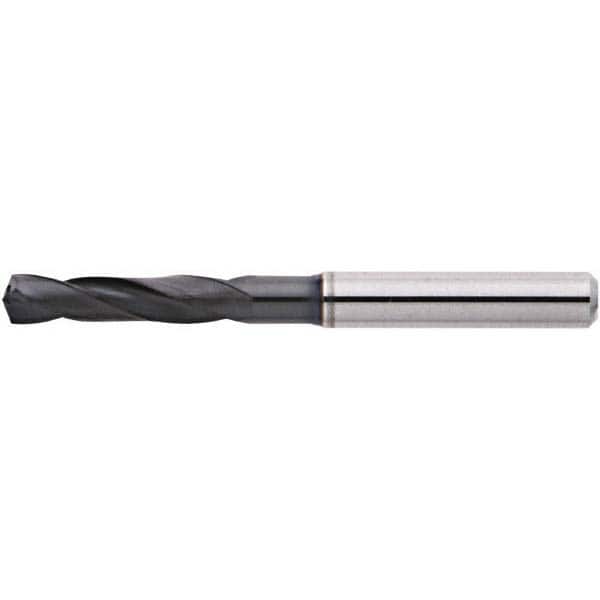 Accupro - 3/16" 135° Spiral Flute Solid Carbide Screw Machine Drill Bit - Exact Tooling