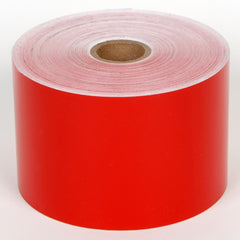 Cobra Systems - Labels, Ribbons & Tapes; Type: Vinyl Tape ; Color: Red ; For Use With: VNM4PRO ; Width (Inch): 4 ; Length (Feet): 150 ; Material: Vinyl - Exact Tooling