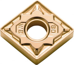 Kyocera - CNMG432 WE Grade CA530 Carbide Turning Insert - TiCN/AI2O3/TiN Finish, 80° Diamond, 1/2" Inscr Circle, 3/16" Thick, 1/32" Corner Radius - Exact Tooling