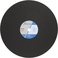 Norton - 20 x 5/32, 1" Hole 30 Grit Aluminum Oxide Cutoff Wheel - Exact Tooling
