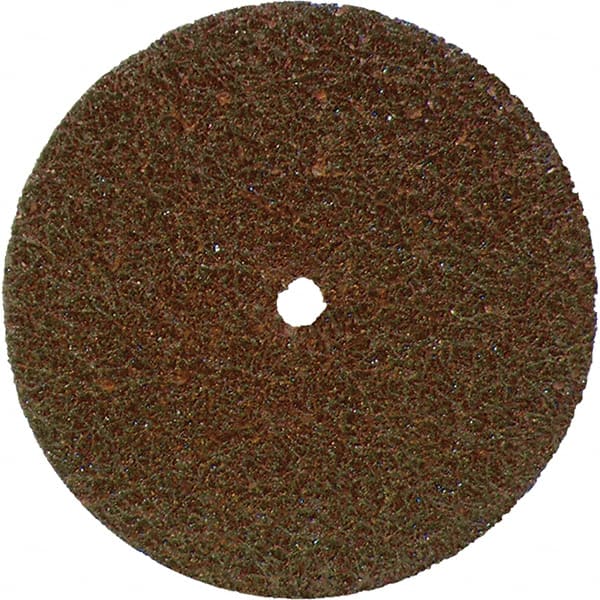 Norton - 7" Diam, Aluminum Oxide Hook & Loop Disc - Coarse Grade, Nonwoven, - Exact Tooling